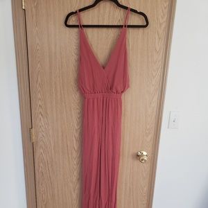 Lulus Rusty Rose Lost in Paradise Maxi